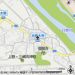 鳥取県西伯郡伯耆町大殿1134周辺の地図