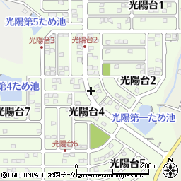 岐阜県可児市光陽台周辺の地図