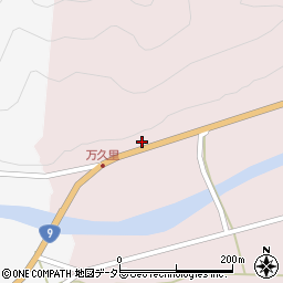 兵庫県養父市大谷592周辺の地図