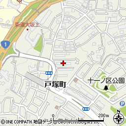 東芝戸塚台コーポＢ棟周辺の地図