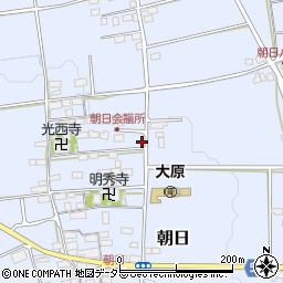 滋賀県米原市朝日620-11周辺の地図