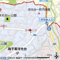 モナコ洋光台店周辺の地図