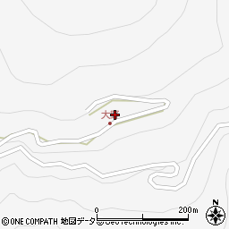 長野県飯田市上村下栗904周辺の地図