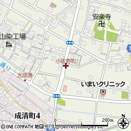 小佐野町周辺の地図