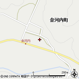 京都府綾部市金河内町下地周辺の地図