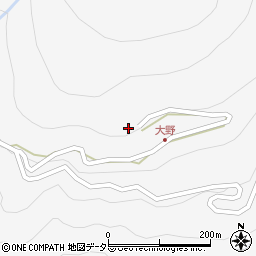 長野県飯田市上村下栗927周辺の地図