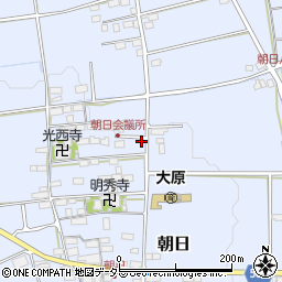 滋賀県米原市朝日620-5周辺の地図