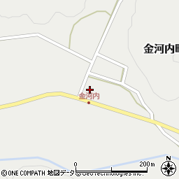 京都府綾部市金河内町（泉田）周辺の地図