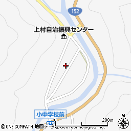 長野県飯田市上村668周辺の地図