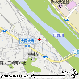 鳥取県西伯郡伯耆町大殿127周辺の地図