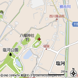 岐阜県可児市塩河周辺の地図