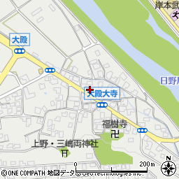 鳥取県西伯郡伯耆町大殿1137周辺の地図