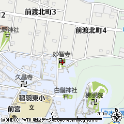 妙智寺周辺の地図