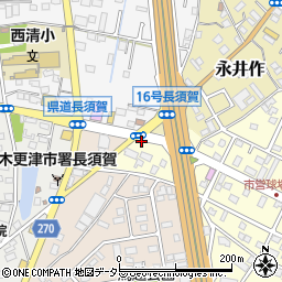 長須賀局前周辺の地図
