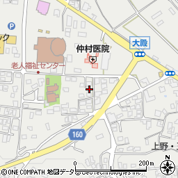 鳥取県西伯郡伯耆町大殿1076-13周辺の地図