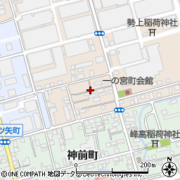 滋賀県長浜市一の宮町周辺の地図