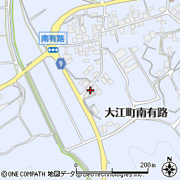 京都府福知山市大江町南有路1577-1周辺の地図