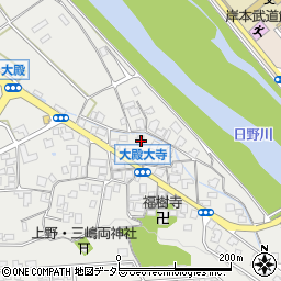 鳥取県西伯郡伯耆町大殿1136周辺の地図