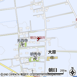 滋賀県米原市朝日636周辺の地図