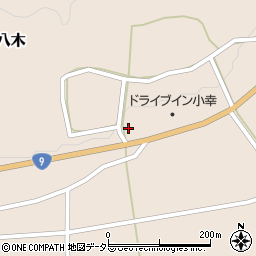 兵庫県養父市八鹿町八木575周辺の地図