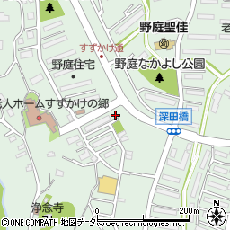 神奈川県横浜市港南区野庭町669-1周辺の地図
