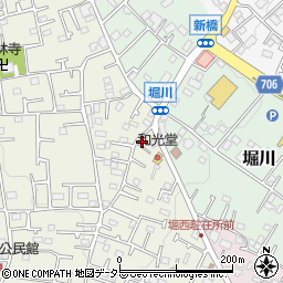 神奈川県秦野市堀西962周辺の地図