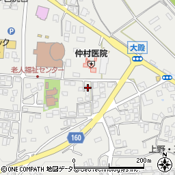 鳥取県西伯郡伯耆町大殿1076-12周辺の地図