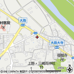 鳥取県西伯郡伯耆町大殿1117周辺の地図