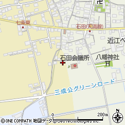 滋賀県長浜市七条町106周辺の地図