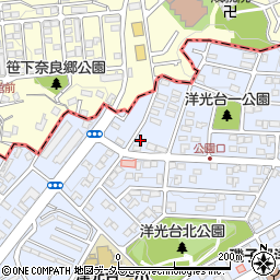 神奈川県横浜市磯子区洋光台1丁目28-24周辺の地図