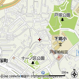 神奈川県横浜市戸塚区戸塚町2342-25周辺の地図