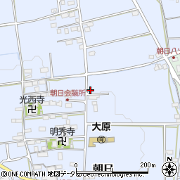 滋賀県米原市朝日155周辺の地図
