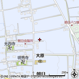 滋賀県米原市朝日154周辺の地図