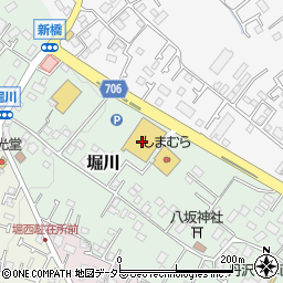 くろがねや・渋沢店　エクステリアガーデンセンター周辺の地図
