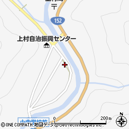 長野県飯田市上村650周辺の地図