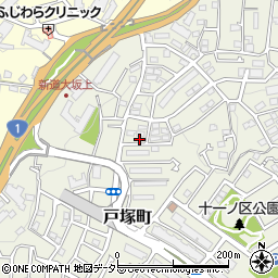 神奈川県横浜市戸塚区戸塚町2054-21周辺の地図