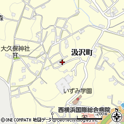 神奈川県横浜市戸塚区汲沢町290-50周辺の地図