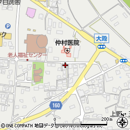 鳥取県西伯郡伯耆町大殿1076-11周辺の地図