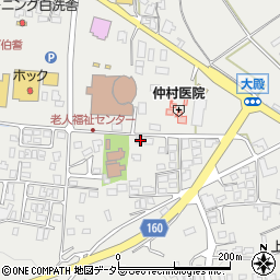鳥取県西伯郡伯耆町大殿1079-11周辺の地図