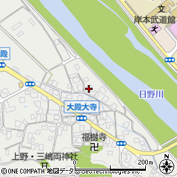 鳥取県西伯郡伯耆町大殿158周辺の地図