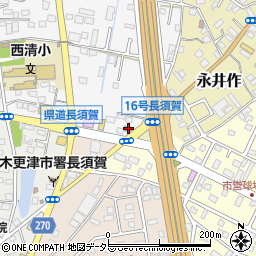 木更津長須賀郵便局 ＡＴＭ周辺の地図