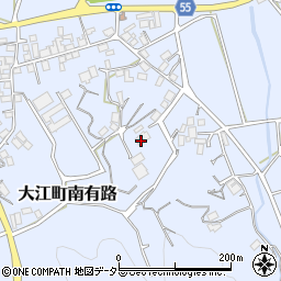 京都府福知山市大江町南有路1247周辺の地図