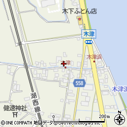 滋賀県高島市新旭町饗庭4137周辺の地図