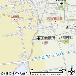 滋賀県長浜市七条町104周辺の地図