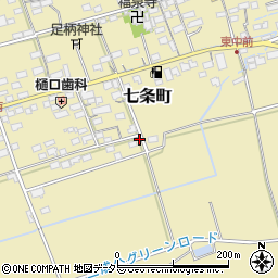 滋賀県長浜市七条町667-1周辺の地図