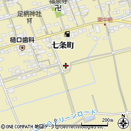 滋賀県長浜市七条町612周辺の地図