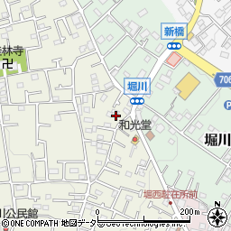 神奈川県秦野市堀西967-2周辺の地図