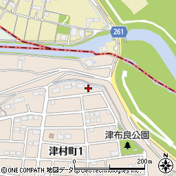 岐阜県大垣市津村町1丁目296周辺の地図