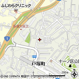 神奈川県横浜市戸塚区戸塚町2054-16周辺の地図