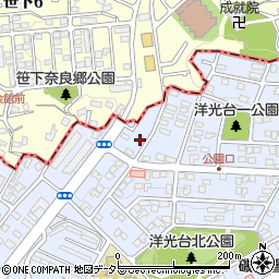 神奈川県横浜市磯子区洋光台1丁目29-8周辺の地図